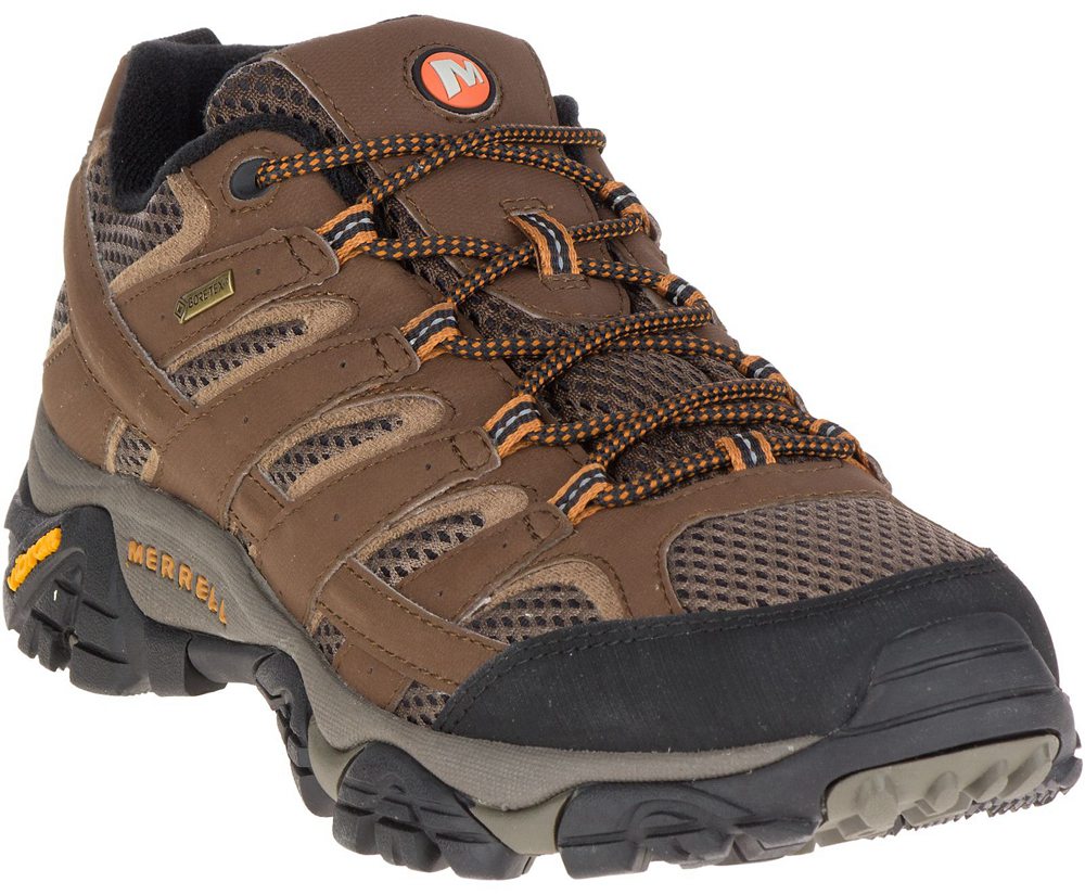 Tenis Homem - Merrell Moab 2 Gore -Tex® Wide Width - Marrom - KLR531876